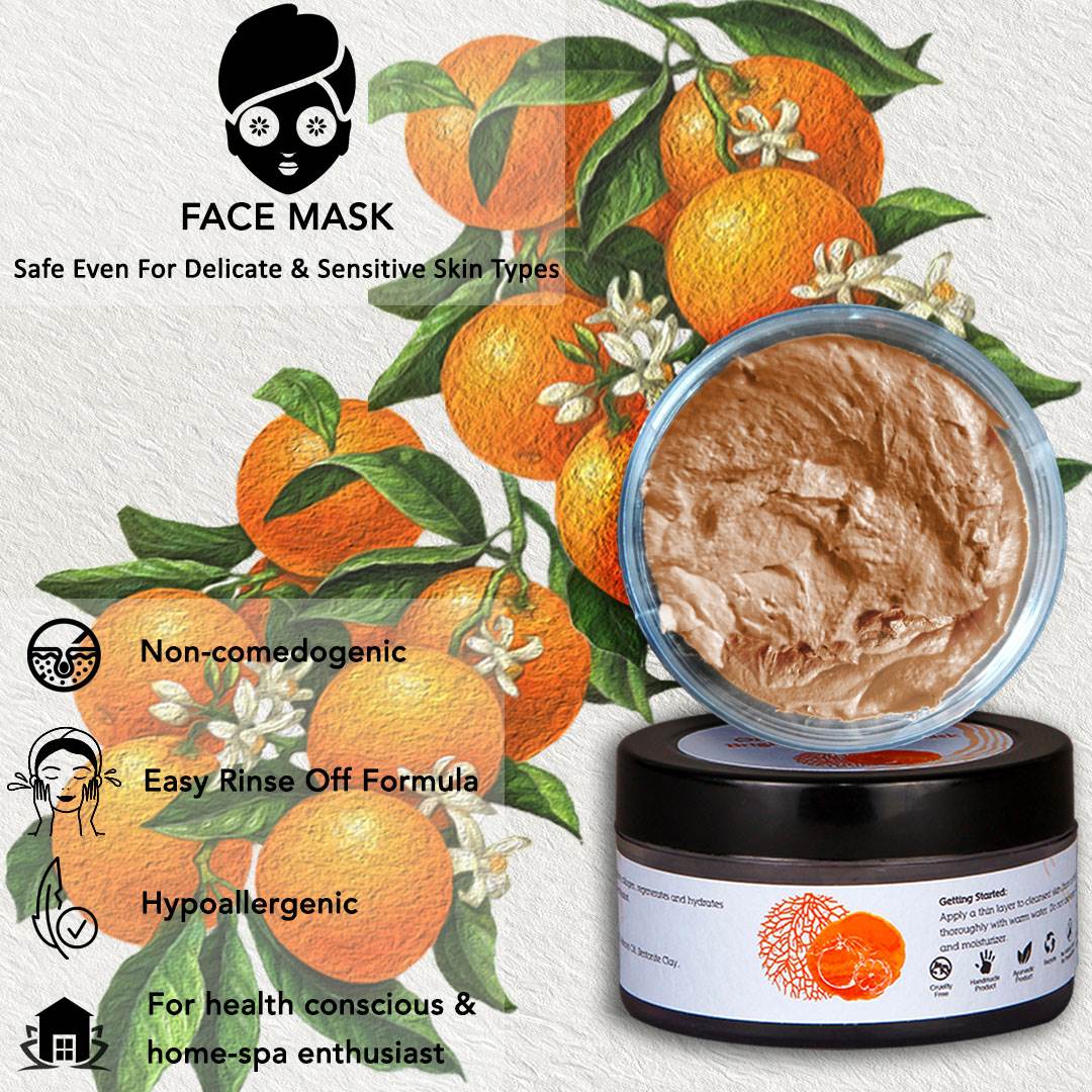 Orange And Pumpkin Brightening Face Mask